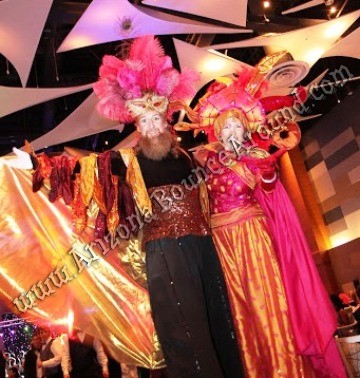 Hire circus stilt walkers in Phoenix Arizona